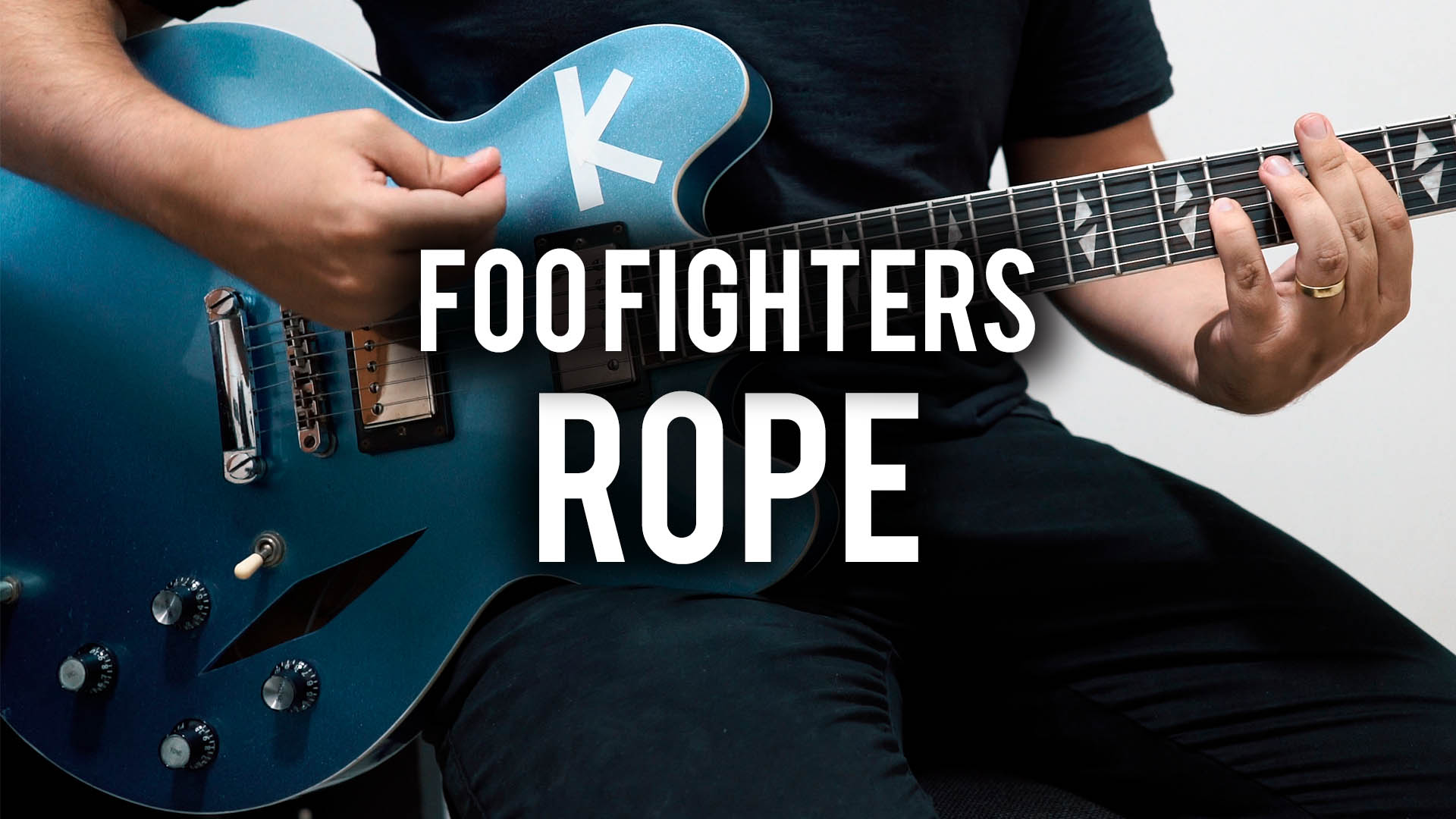 Guitar Cover Rope Foo Fighters Guitar